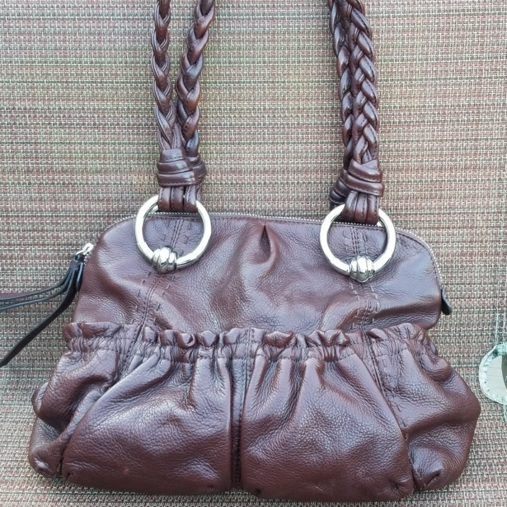 B Makowsky Brown Leather Bag